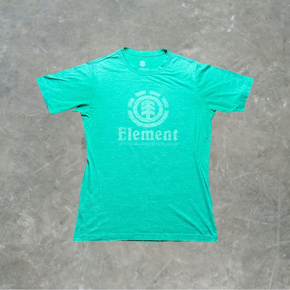 ☀️ Element Skater Graphic Tee Mens Size Small Kelly Green